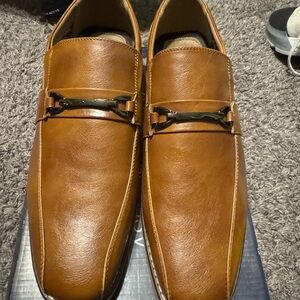 Men's Brown Leather Loafers